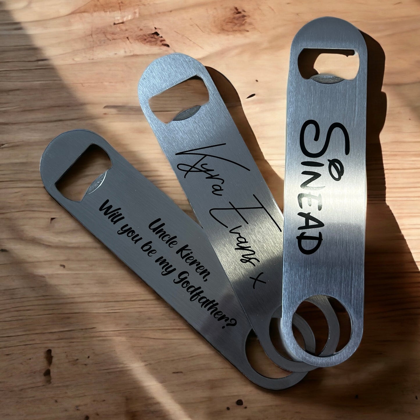 Double Sided Personalised Bottle Opener