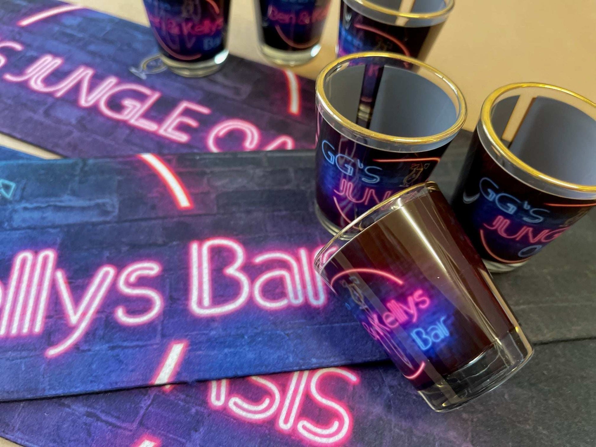 Neon Effect - Personalised Matching Bar Set - shopquality4u