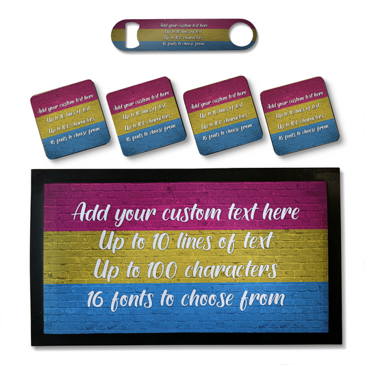 Pansexual Pride Flag Bar Sets - shopquality4u