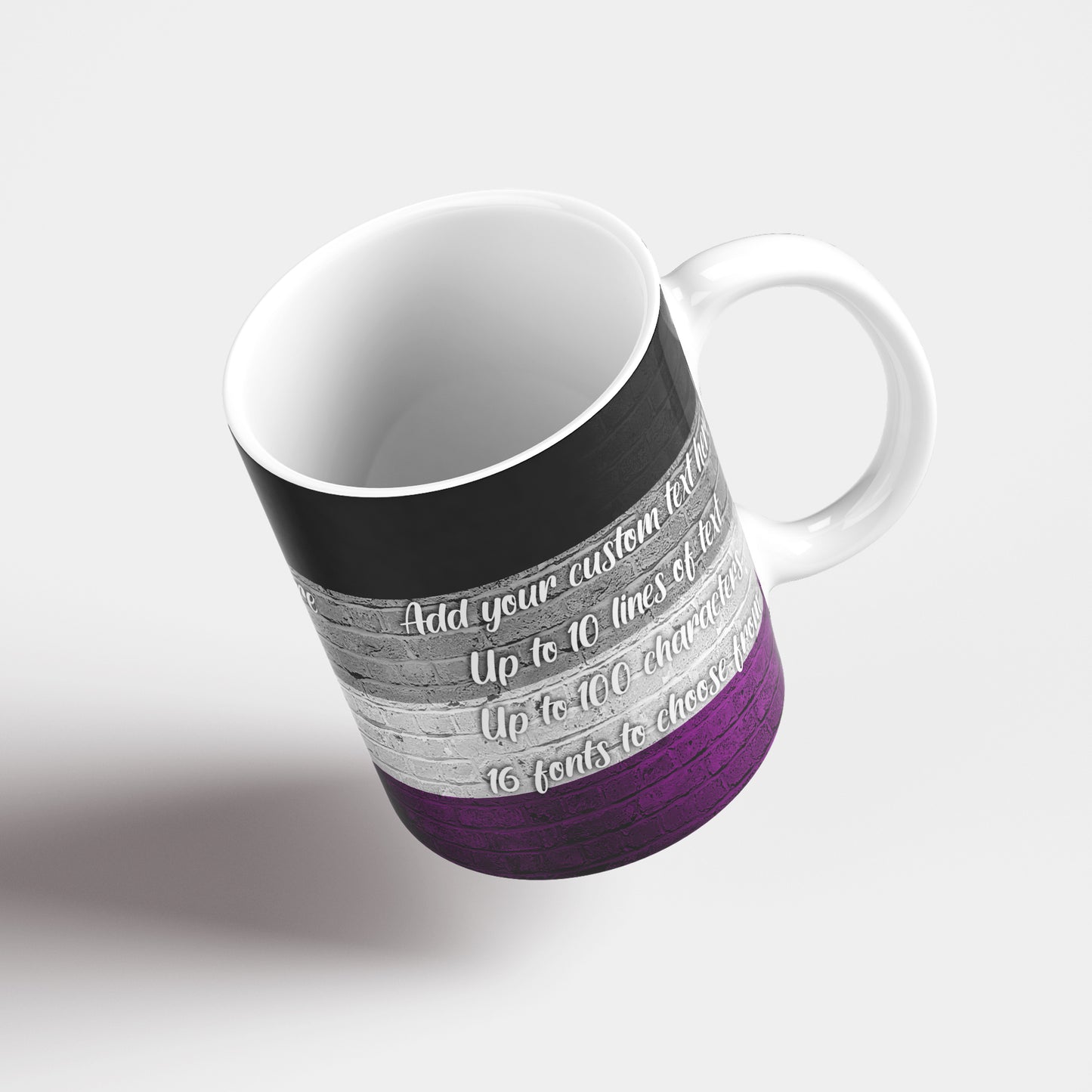 Asexual Pride Flag Custom Mug