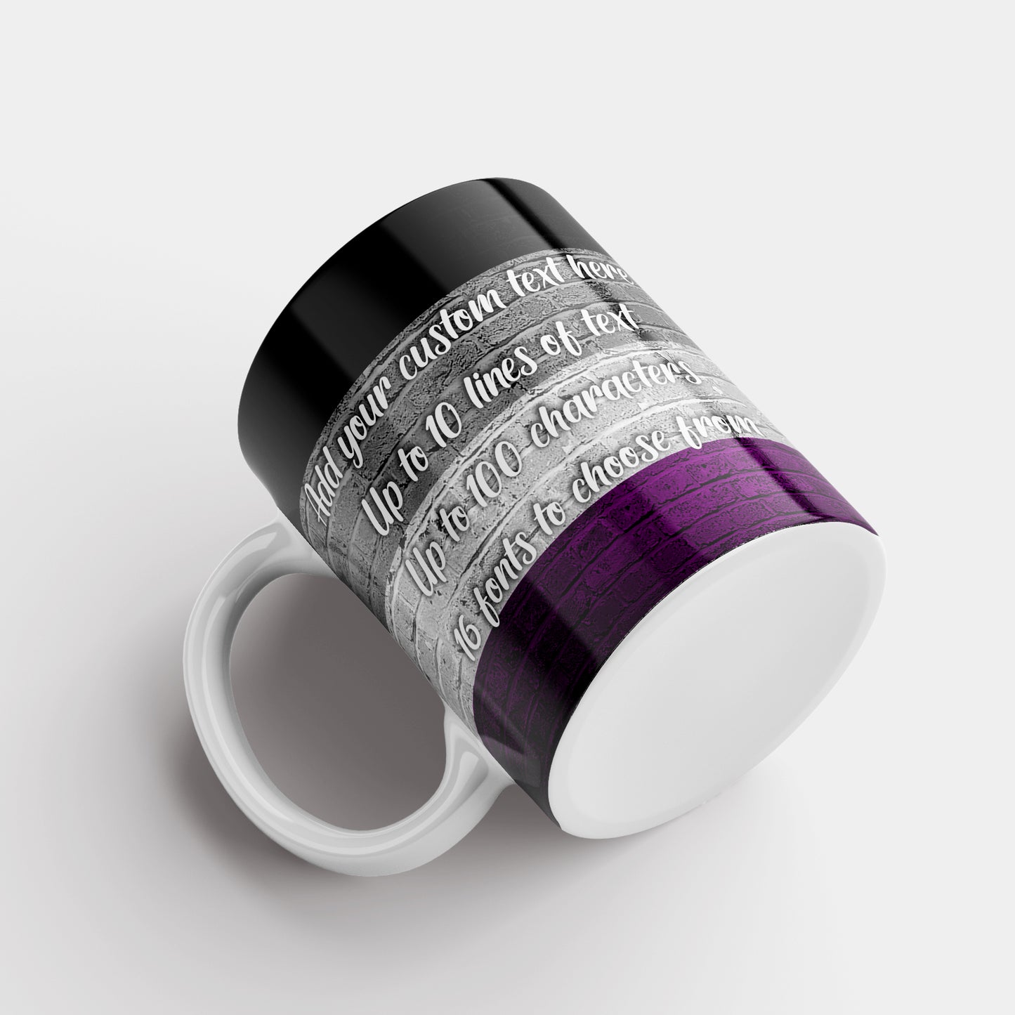 Asexual Pride Flag Custom Mug