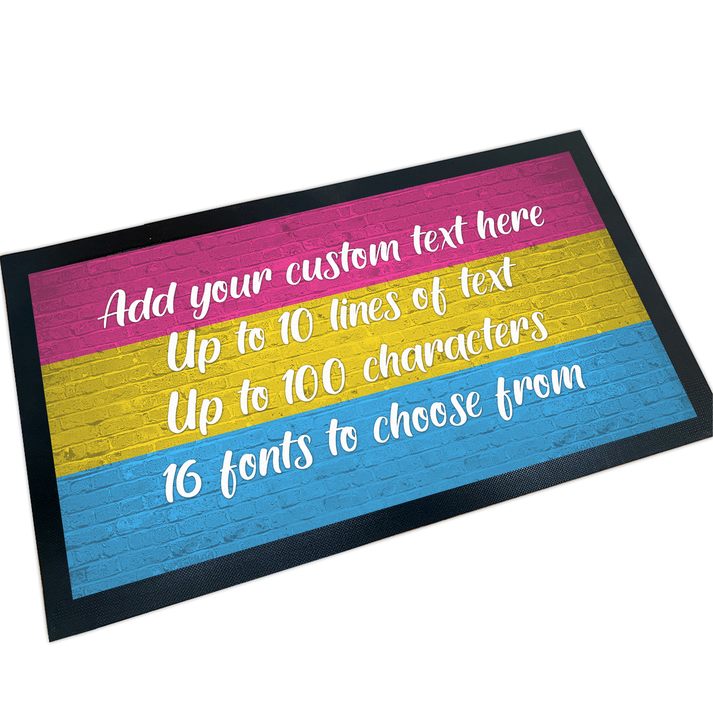 Pansexual Pride Flag Door Mat - shopquality4u