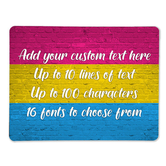 Pansexual Pride Flag Place Mat - shopquality4u