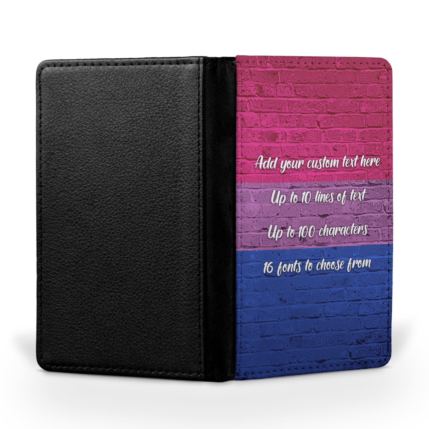 Bisexual Pride Flag Passport Holder - shopquality4u