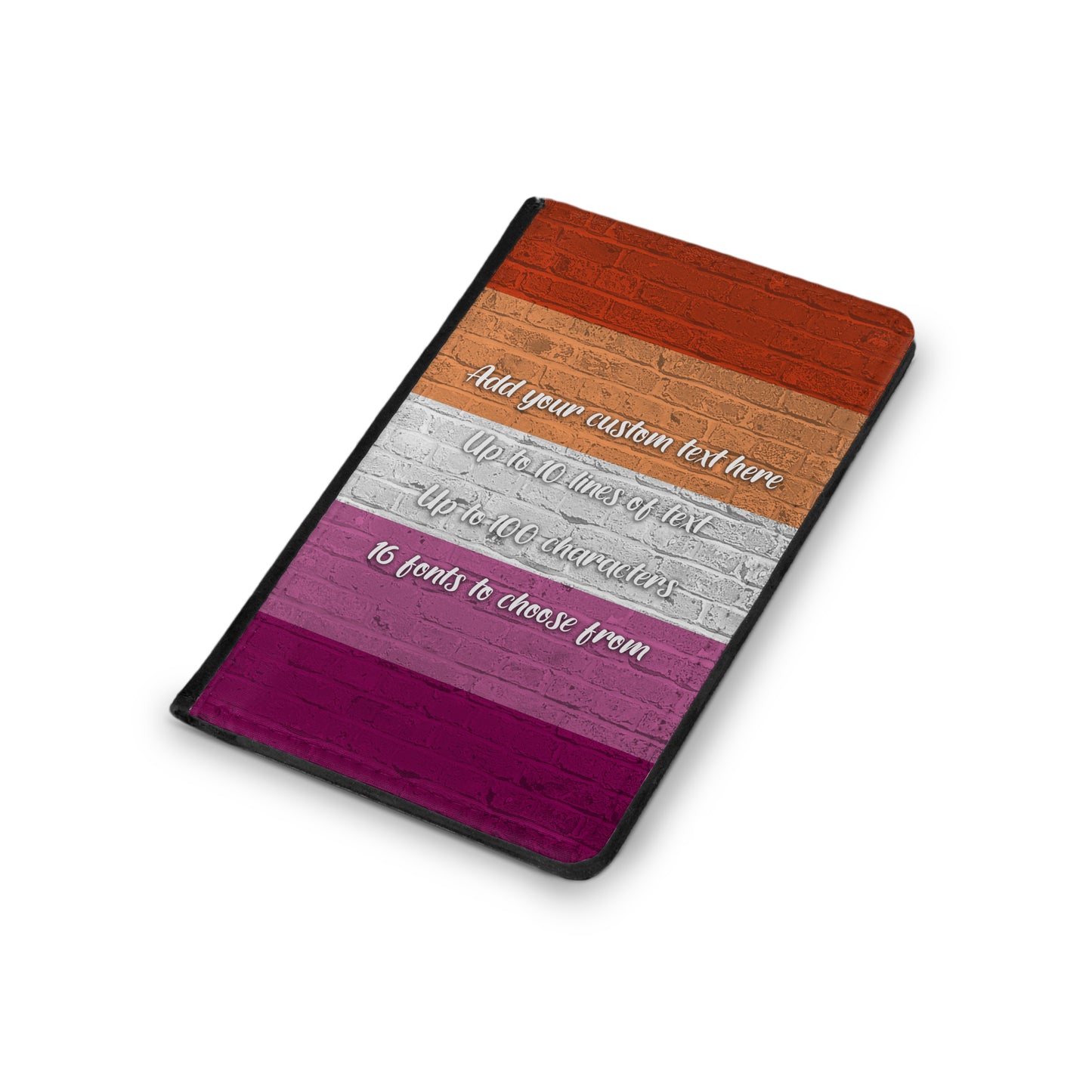 Lesbian Pride Flag Passport Holder - shopquality4u