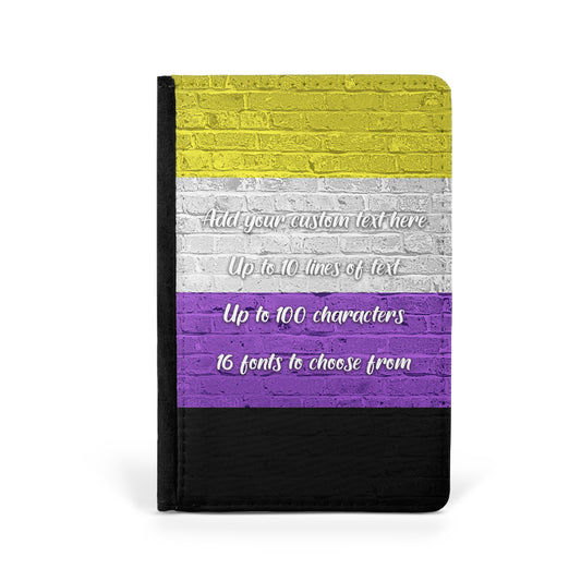 Non-Binary Pride Flag Passport Holder - shopquality4u