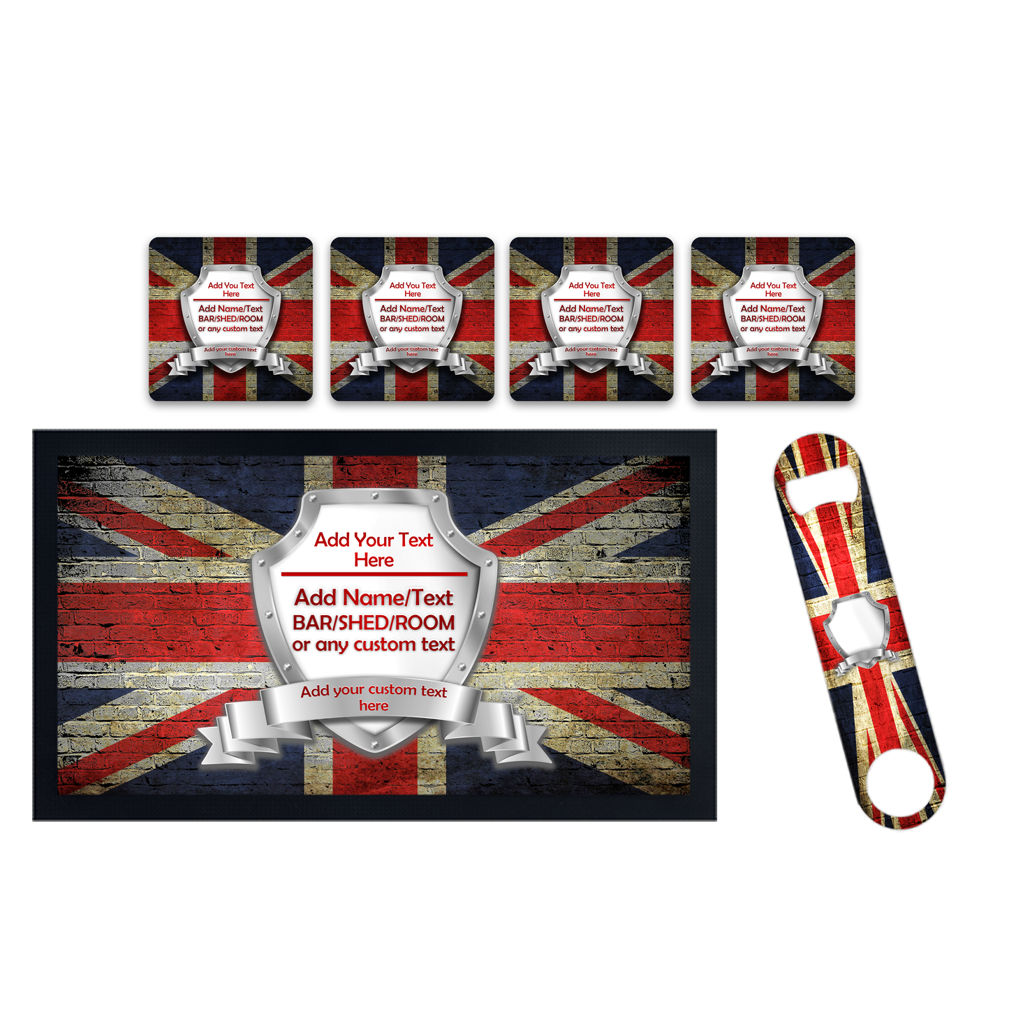 Union Jack Bar Set