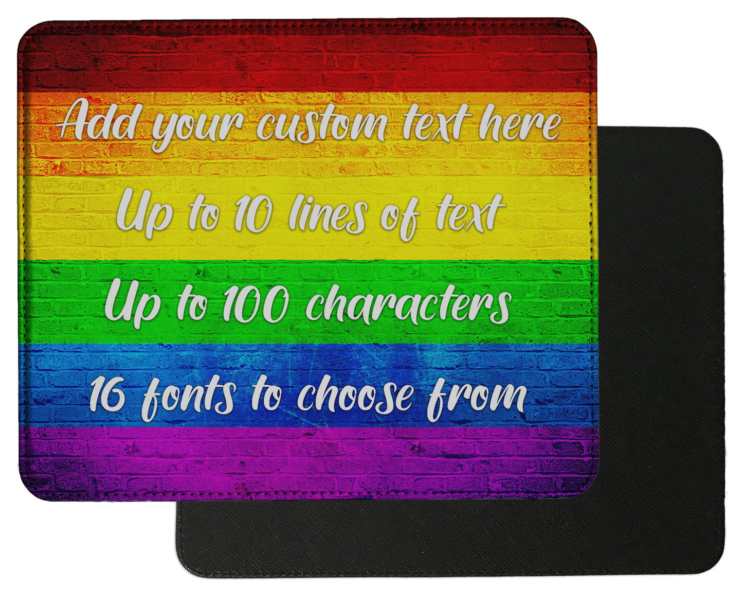 Gay Pride Flag Mouse Pad