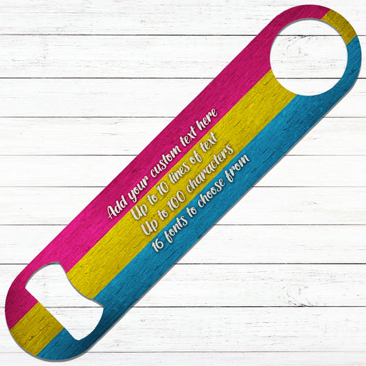 Pansexual Pride Flag Bottle Opener - shopquality4u