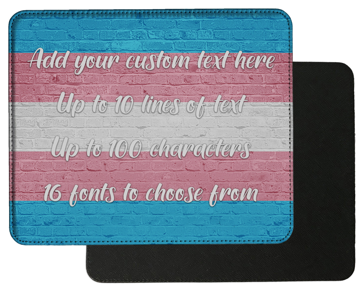 Trans Pride Flag Mouse Pad