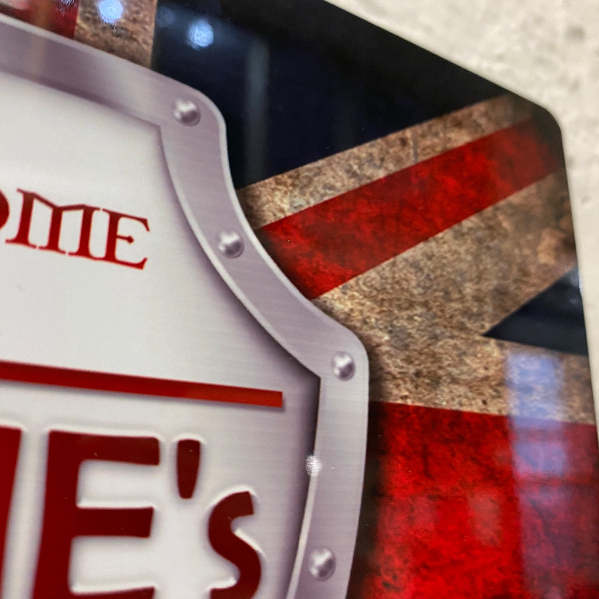 British Flag Metal Sign