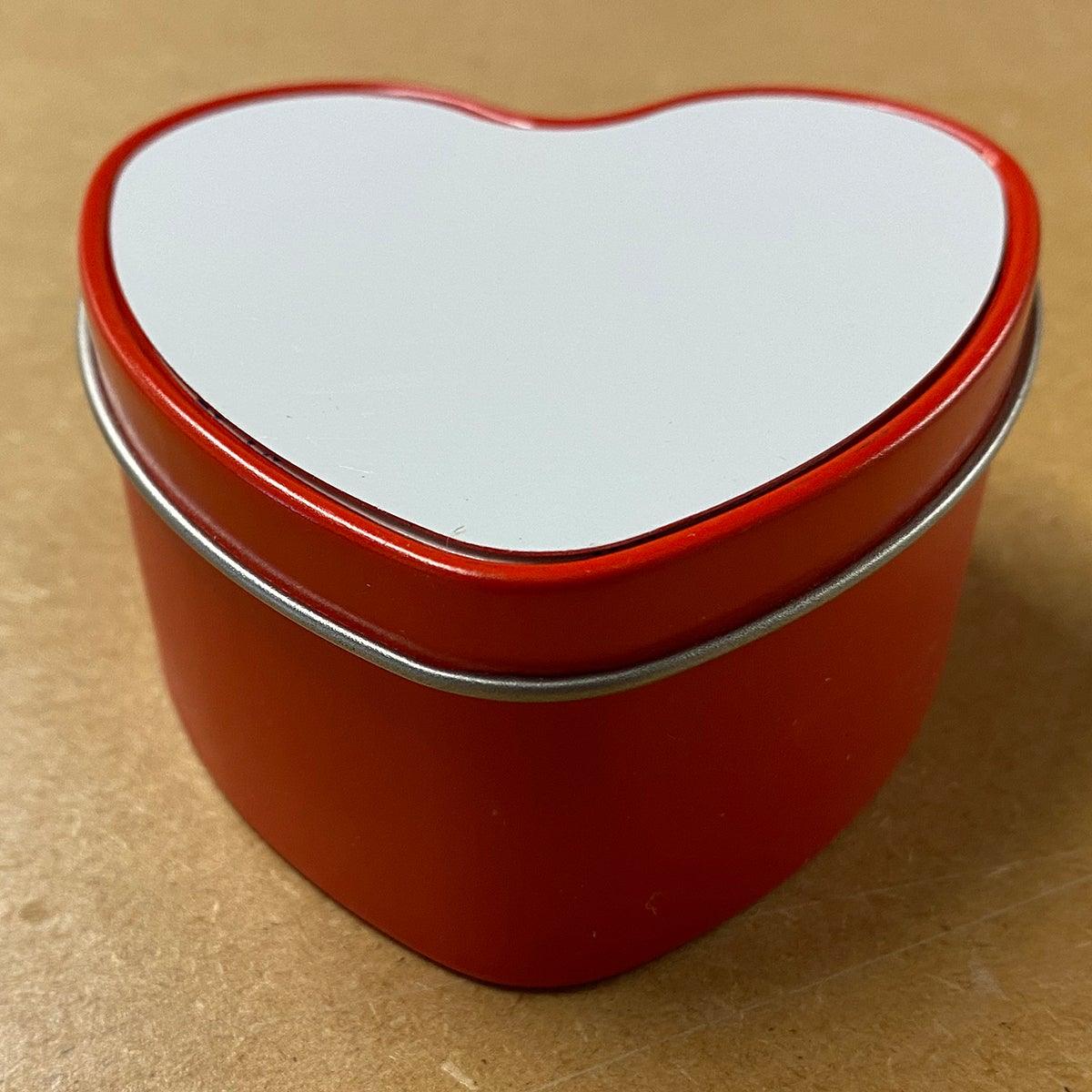 Add Your Text Personalised Valentines Red Heart Shaped Tins With Scented Rose Candle for him or her - shopquality4u