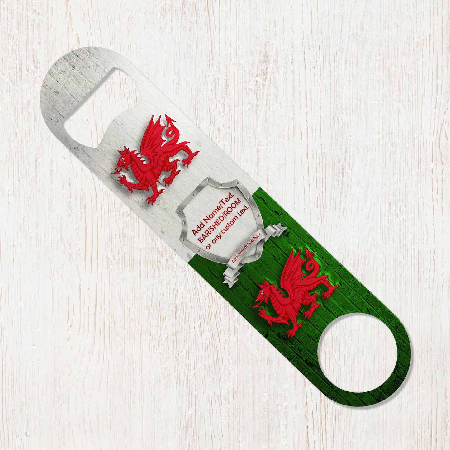 Welsh Flag Bottle Opener