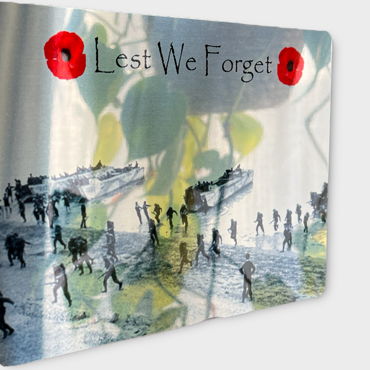 Normandy Lest we Forget Metal Mirror Sign - shopquality4u