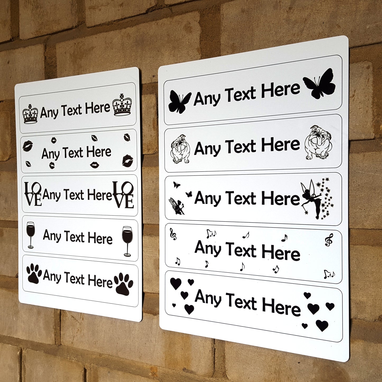 Personalised Plaque with ClipArt's