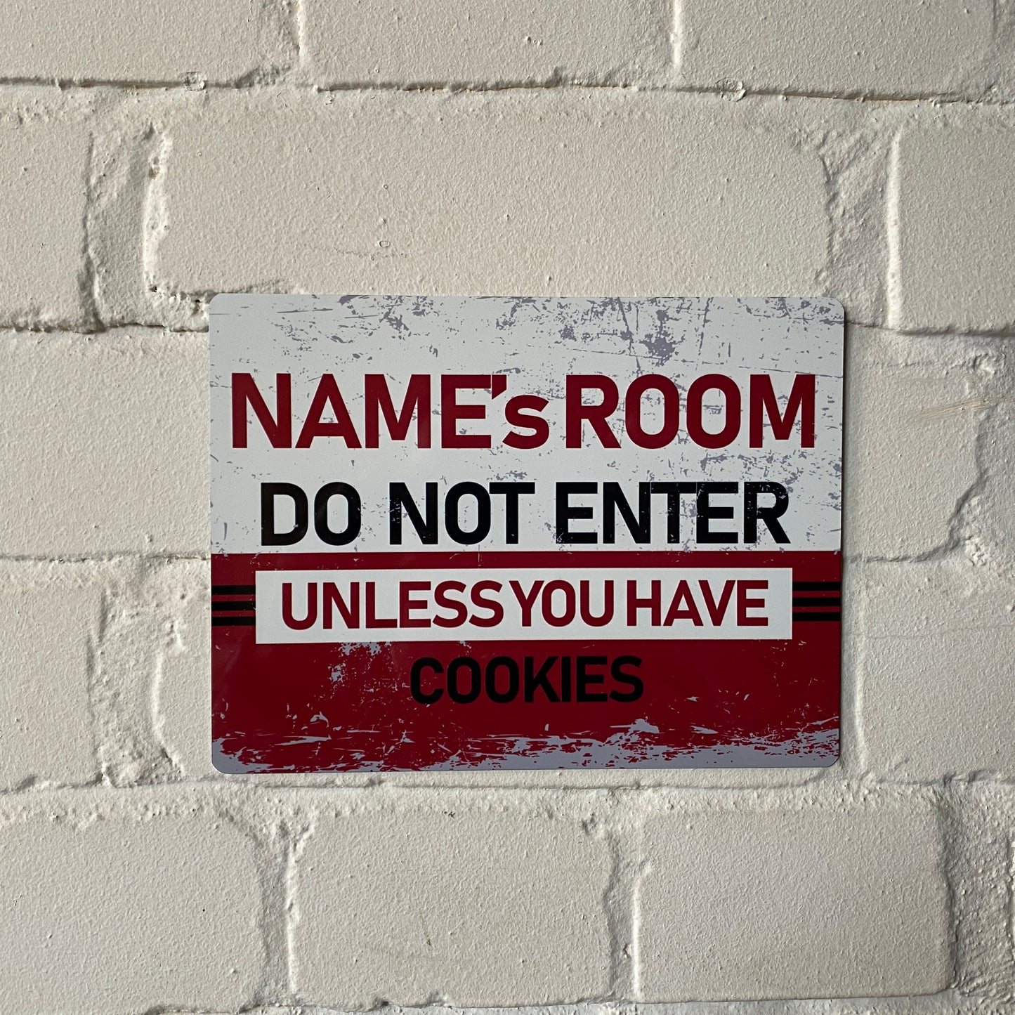 Gamer Bedroom Gaming Metal Sign